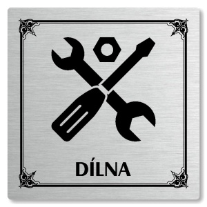Dílna, 148x148mm, stříbrná, Nebraska